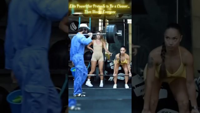 Elite Powerlifter Pretended to Be a Cleaner